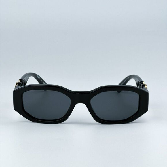 NEW Versace KIDS VK4429U GB1/87 Black Dark Grey Gold Rectangle Kids Sunglasses - Picture 7 of 12